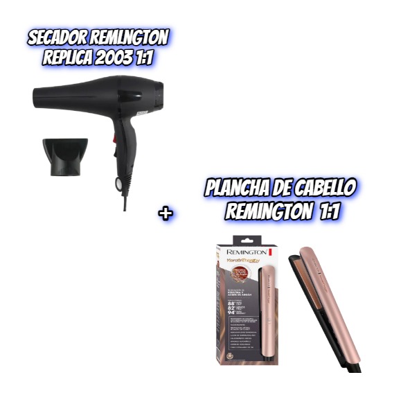 Plancha De Cabello Remington 1:1 +  Secador Remlngton 2003 1:1